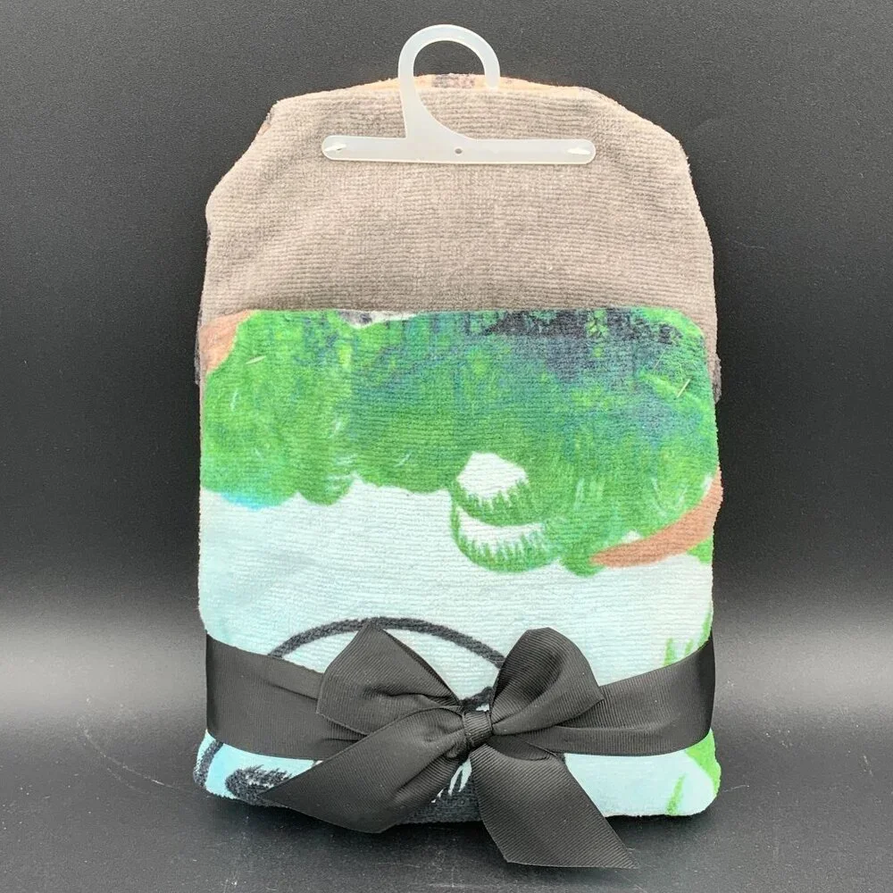 Jurassic World Hooded Towel T-Rex Kids 100% Cotton Dinosaur Bath Wrap 24x50